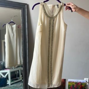 Cream color dress (cocktail/formal)